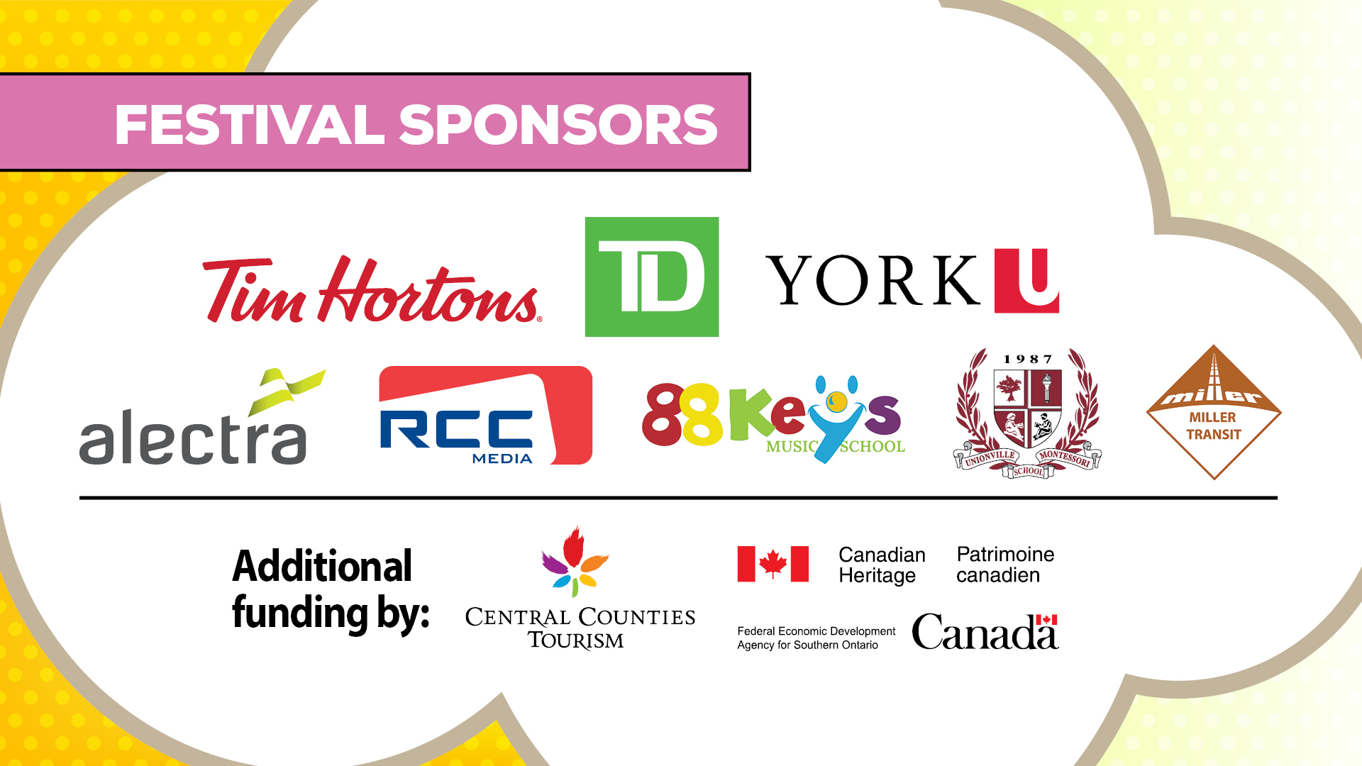 Markham-Milliken Children’s Festival Sponsors Markham-Milliken Children’s Festival Sponsors